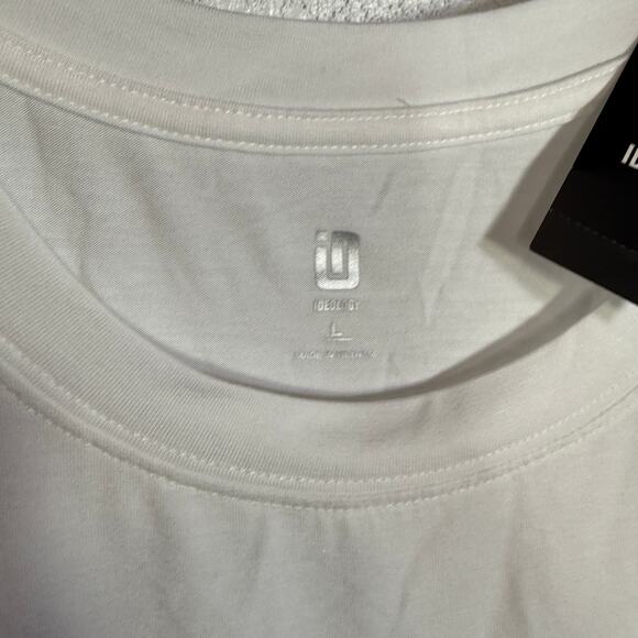 ID Ideology Women's Flowy Side-Slit Knit Tank Top white Large - Picture 3 of 5